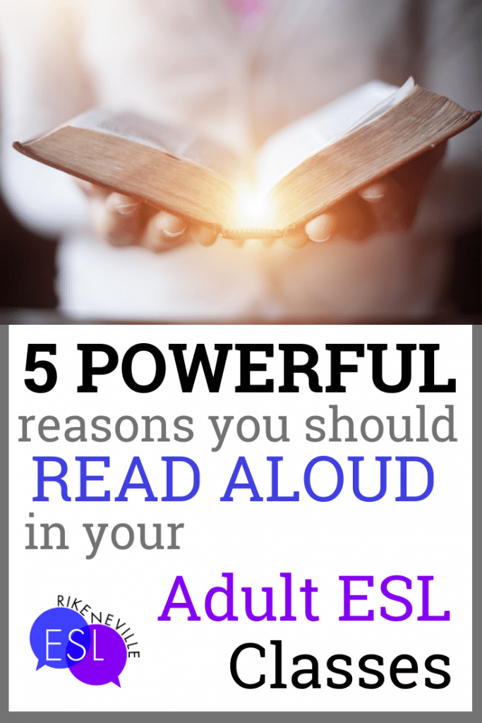 read aloud in adult esl classes