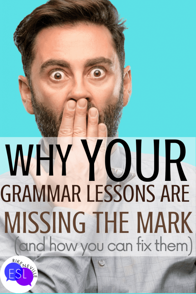 man is shocked that his grammar lesson is not up to snuff