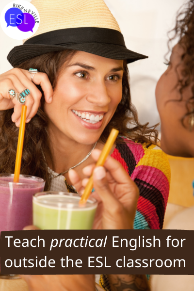 With practical English, these international students can more easily talk to others.