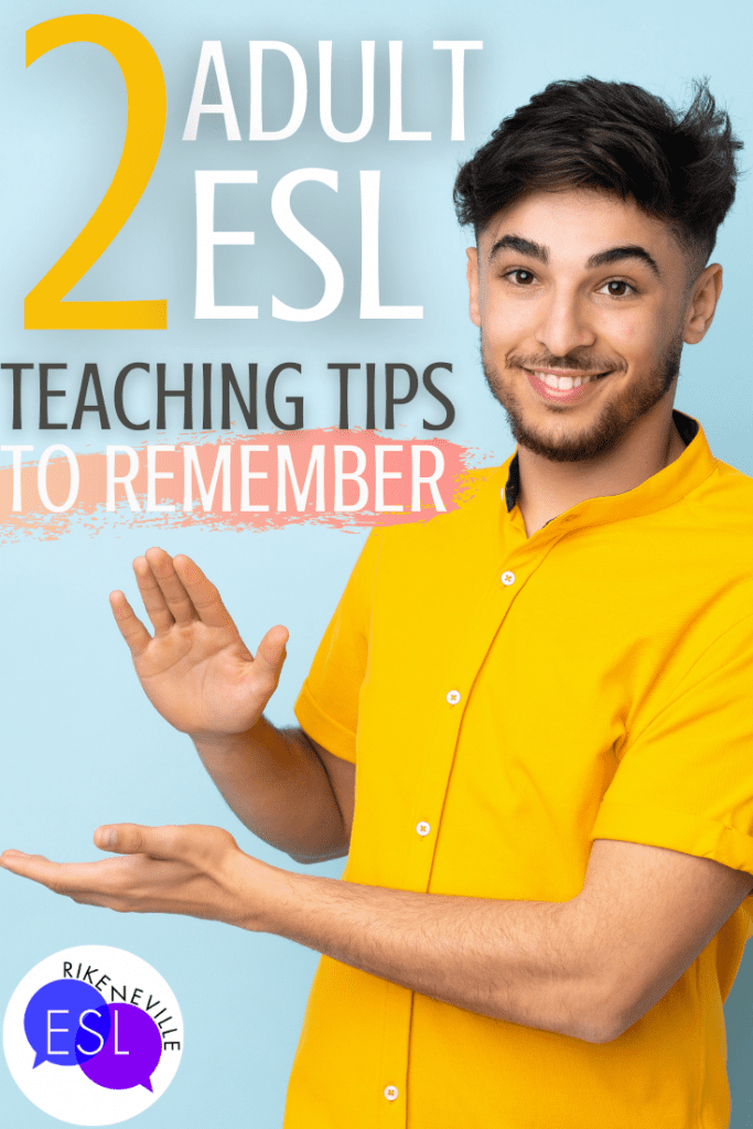 adult ESL teaching tips