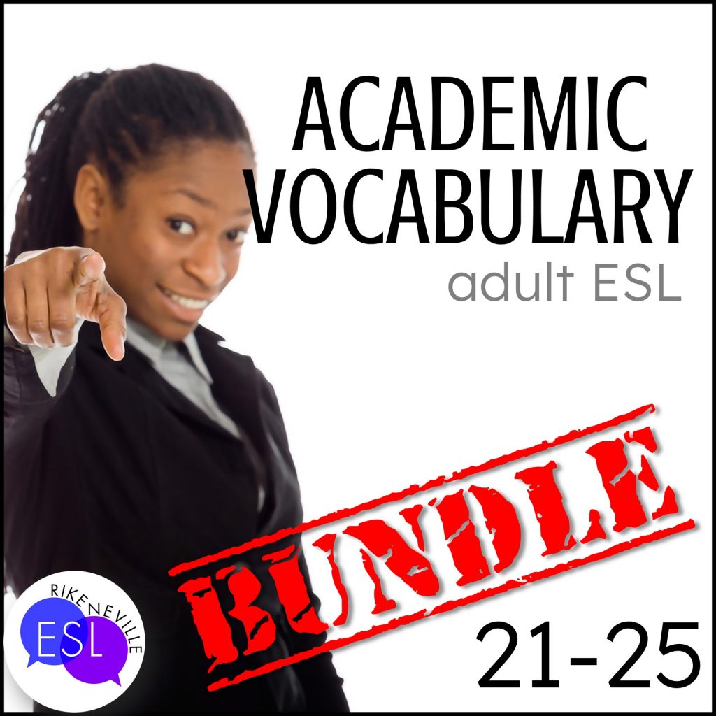 Teach academic vocabulary with bundle 5
