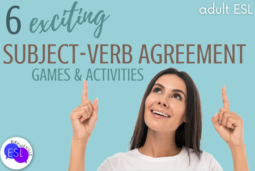 Subject Verb Agreement Games 3rd Grade