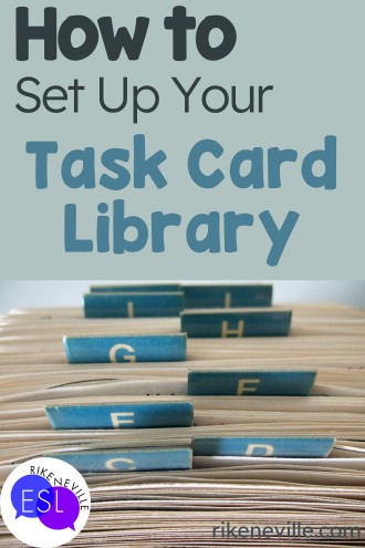 The Task Card Library: Your Secret Weapon for Success in Your Adult ESL ...