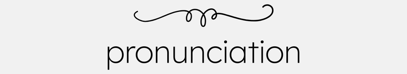 clickable pronunciation category